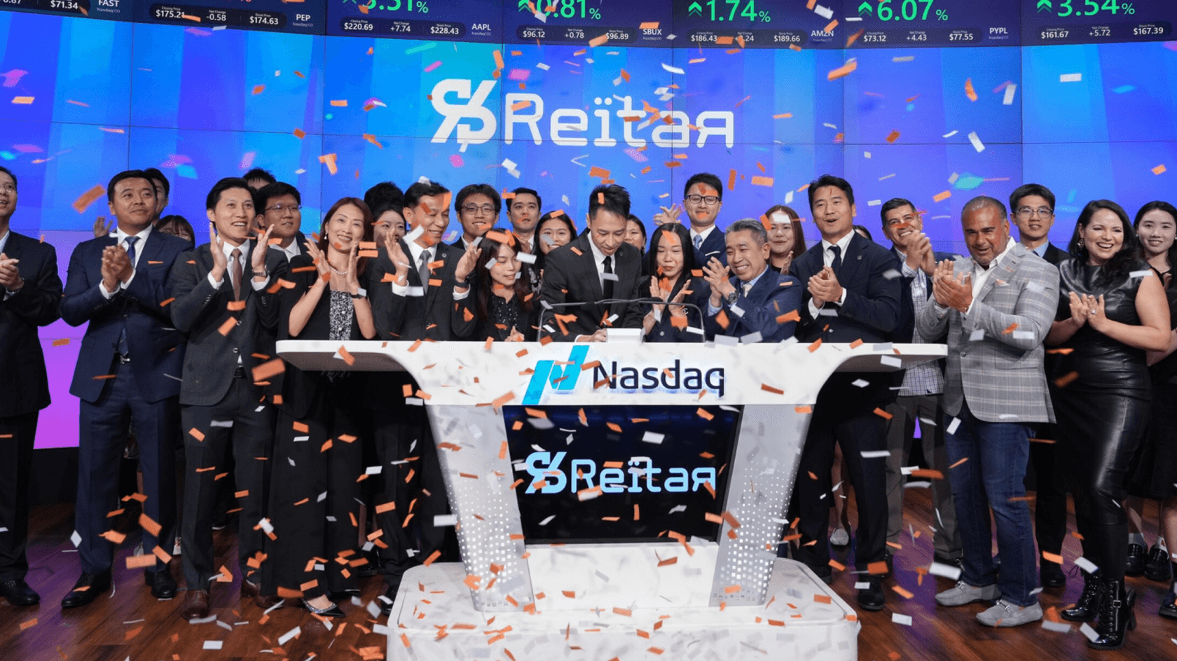 Листинг Reitar Logtech в Nasdaq. Источник: Reitar