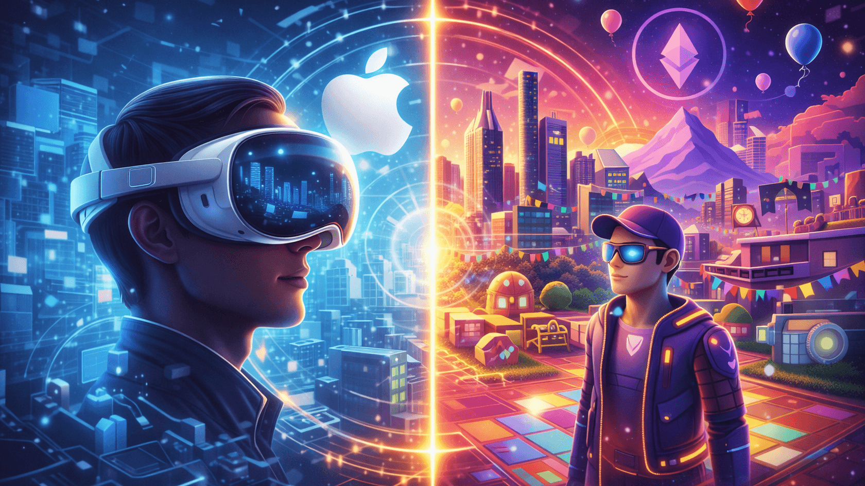 Apple делает ставку на «закрытый сад» с Vision Pro, а Decentraland — на открытый Web3-мир. В этом материале мы разобрали, почему у метавселенной может быть сразу два будущих — и какое из них выберут пользователи.