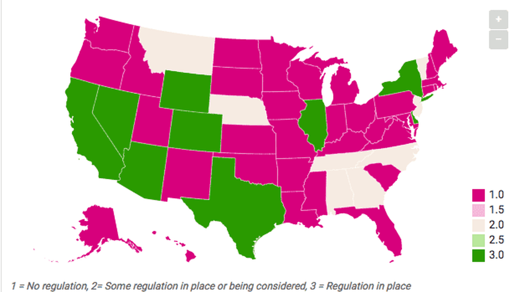 США: регулирование криптовалют на федеральном и штатном уровне // Источник: Investopedia