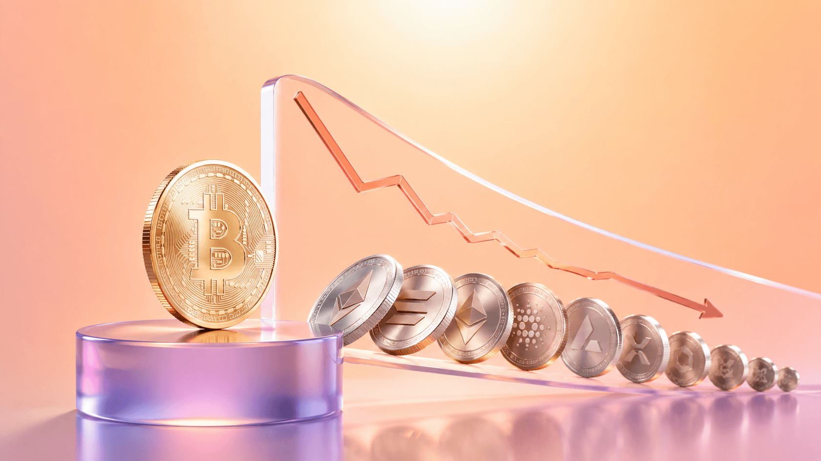 Большая часть криптоактивов вне BTC продолжает торговаться ниже своей 200-дневной скользящей средней.