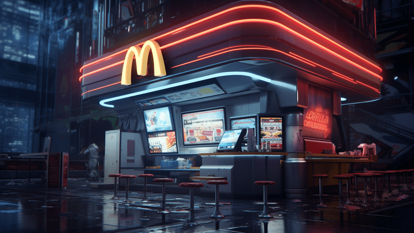 McDonald's запускает виртуальный мир McNuggets Land // Иллюстрация: Midjourney