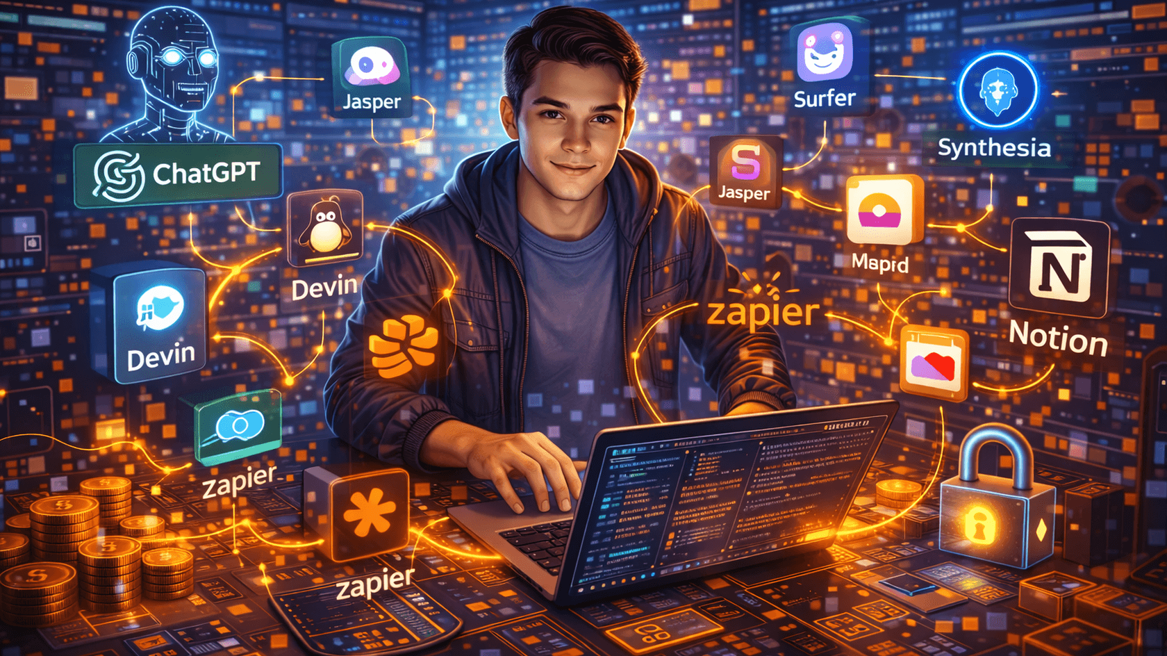 Как ИИ заменяет традиционные роли // Иллюстрация: Midjourney