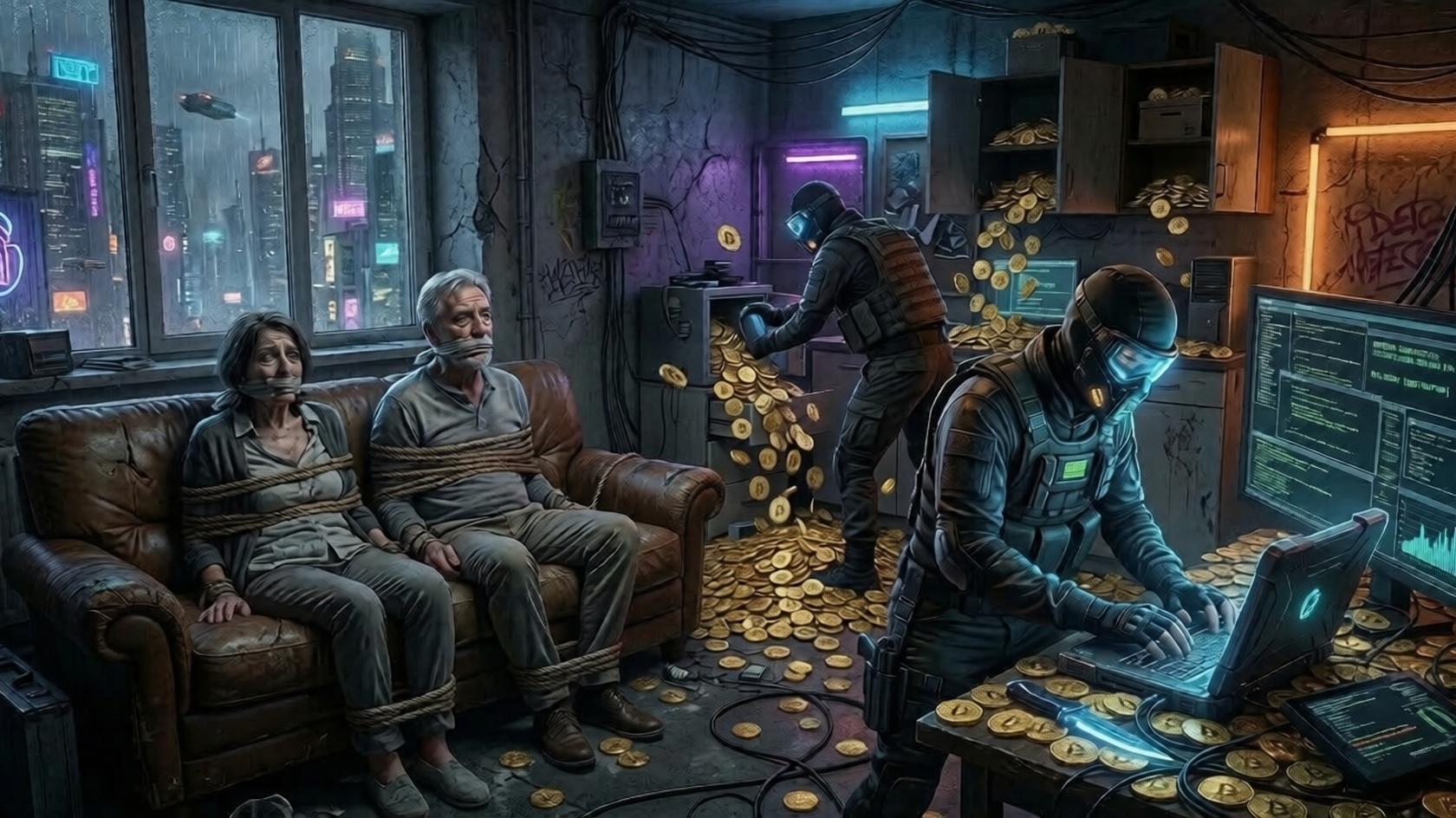 Во Франции преступники похитили пару и заставили перевести 900 000 евро в биткоине — СМИ