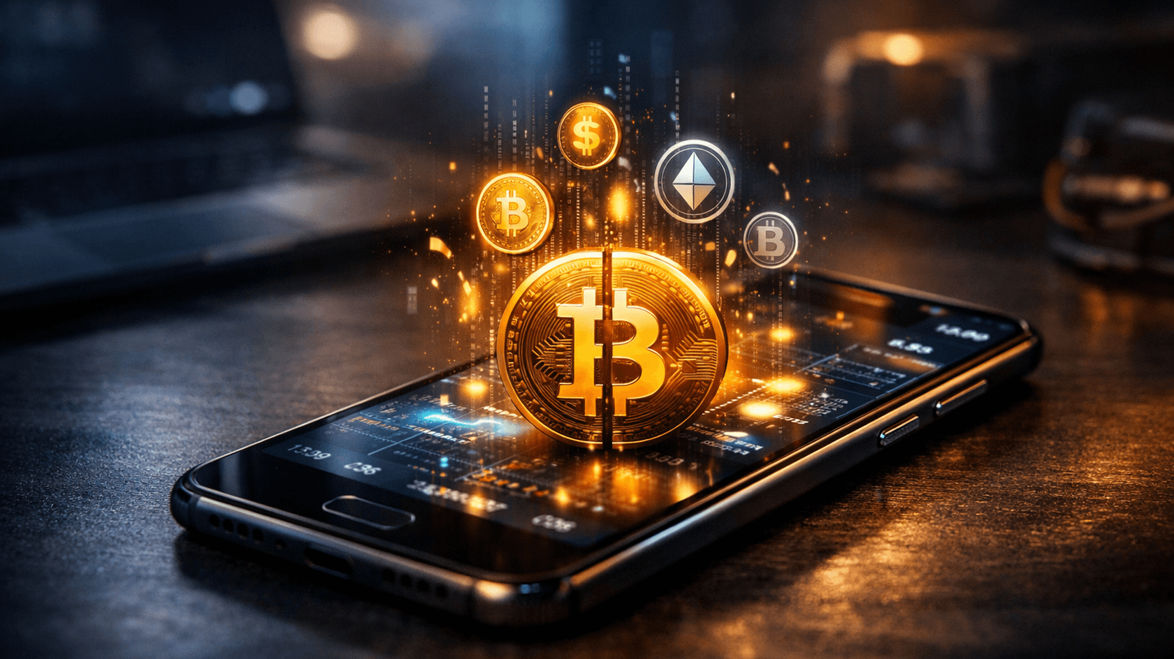 Как майнить криптовалюту на Android в 2025–2026 // Иллюстрация: Midjourney