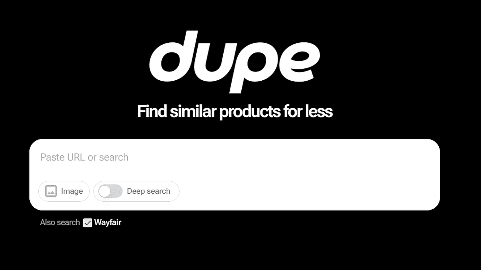 Dupe — сервис, который находит более дешёвые аналоги товаров по ссылке или изображению // Источник: Dupe