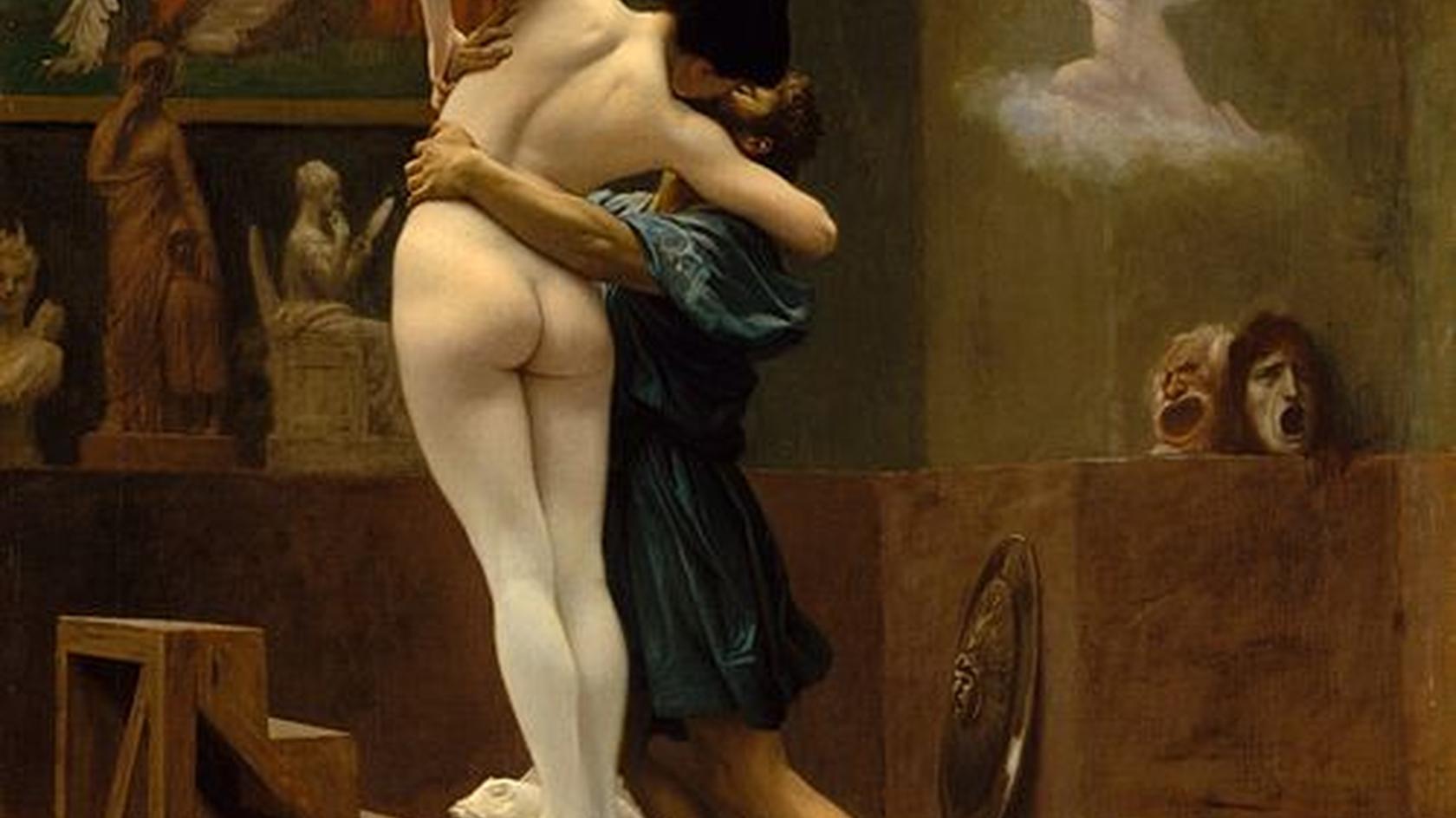 Пигмалион и Галатея, Жан-Леон Жером, 1890, Метрополитен-музей, Нью-Йорк // Источник: Wikipedia
