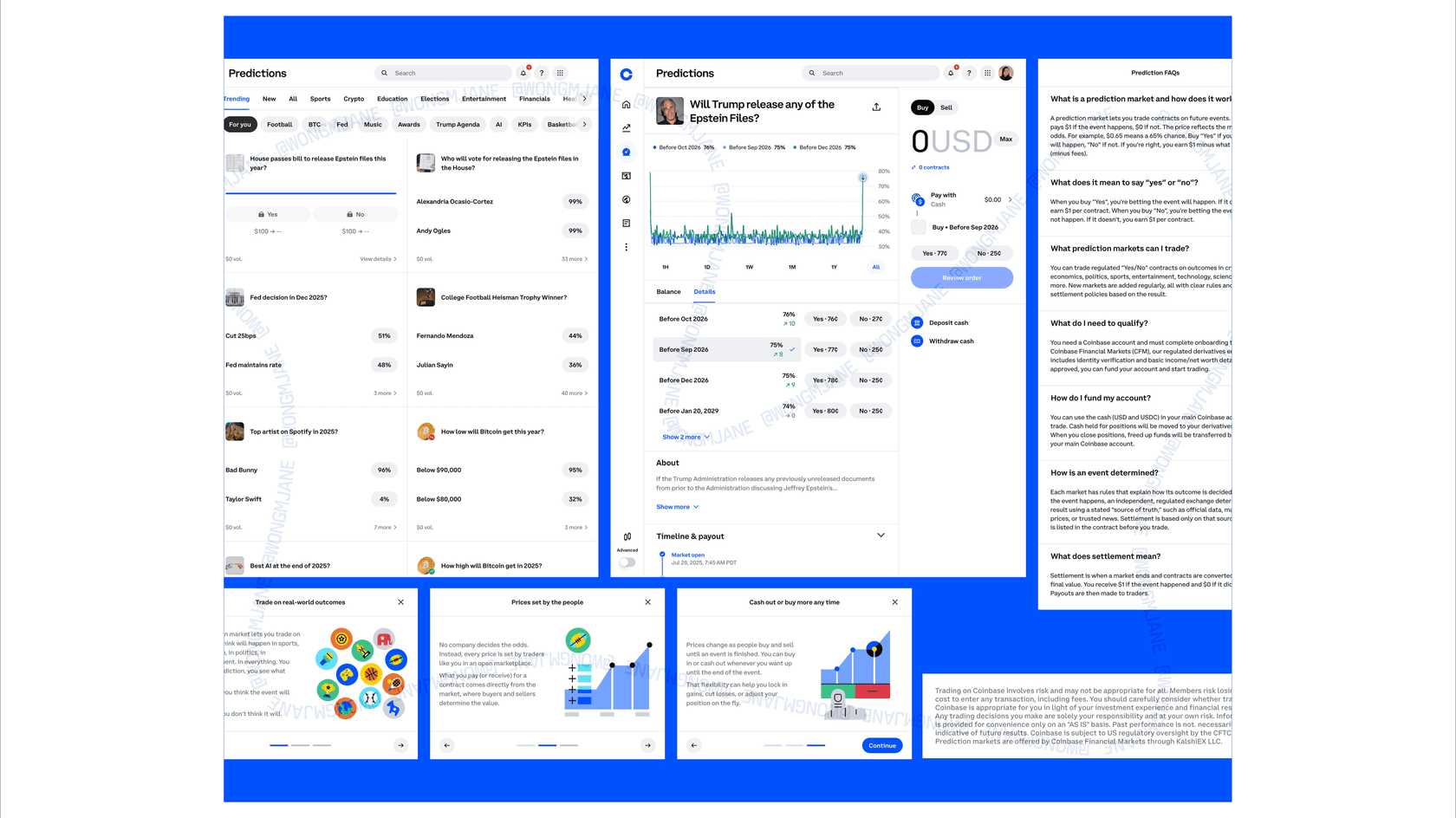 Находка Вонг в приложении Coinbase. Источник: wongmjane в Хpng