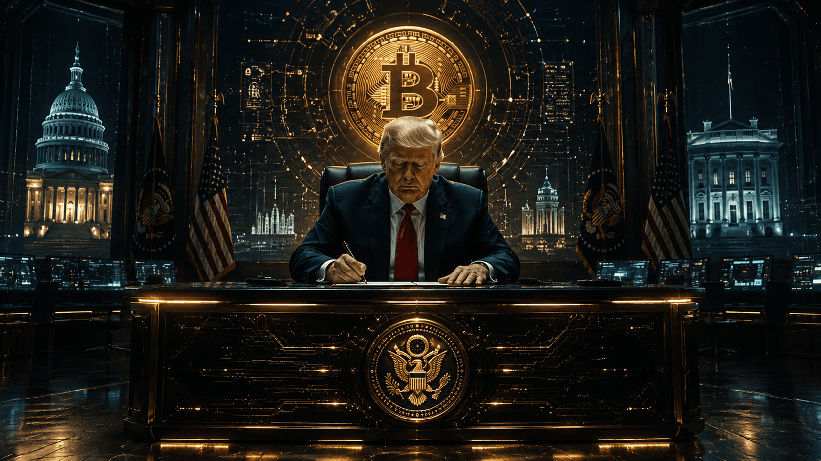 Трамп обязал ведомства интегрировать криптовалюты в финансовую систему США
