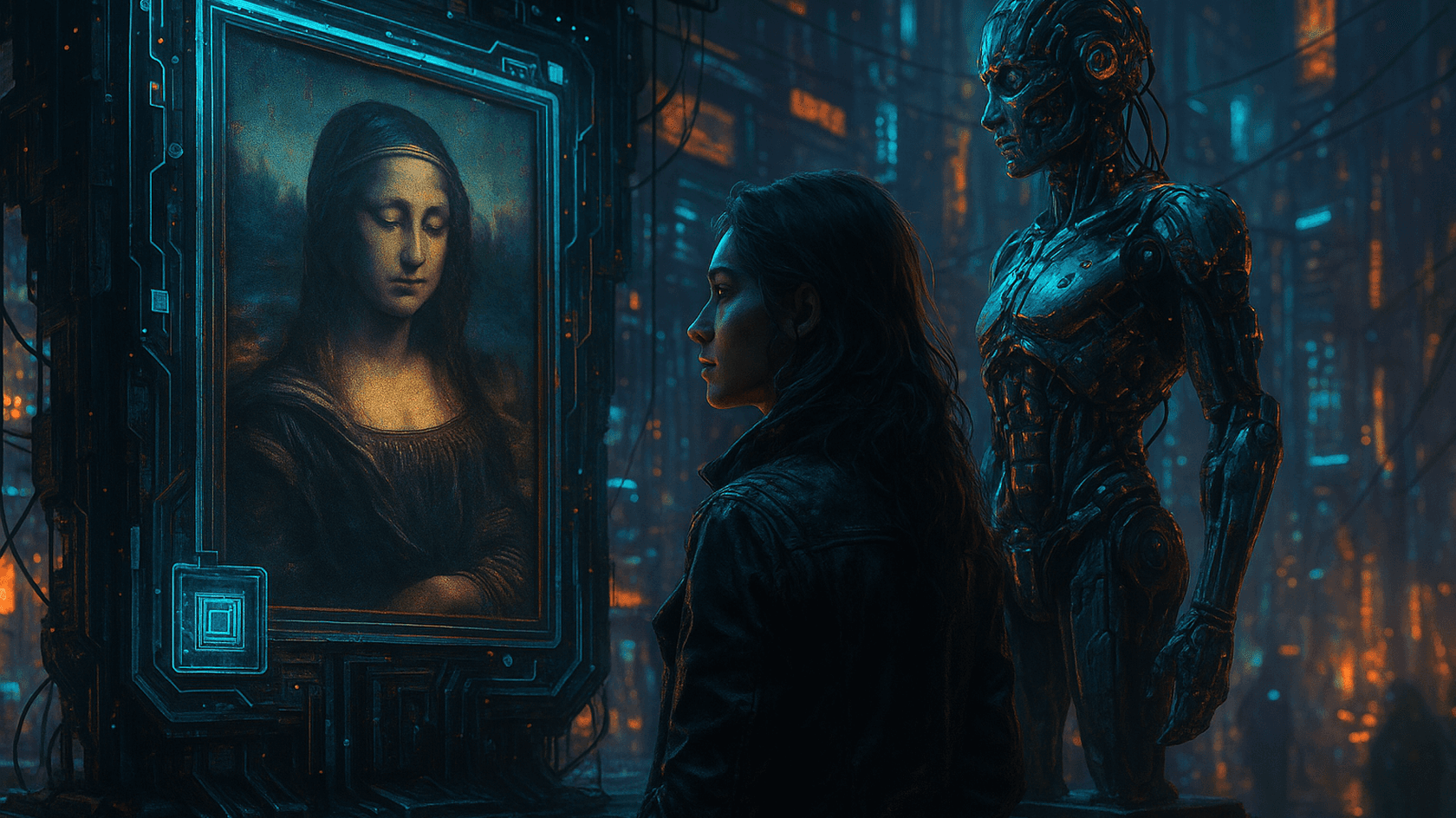 Что выбрать: NFT или традиционное искусство // Иллюстрация: Midjourney