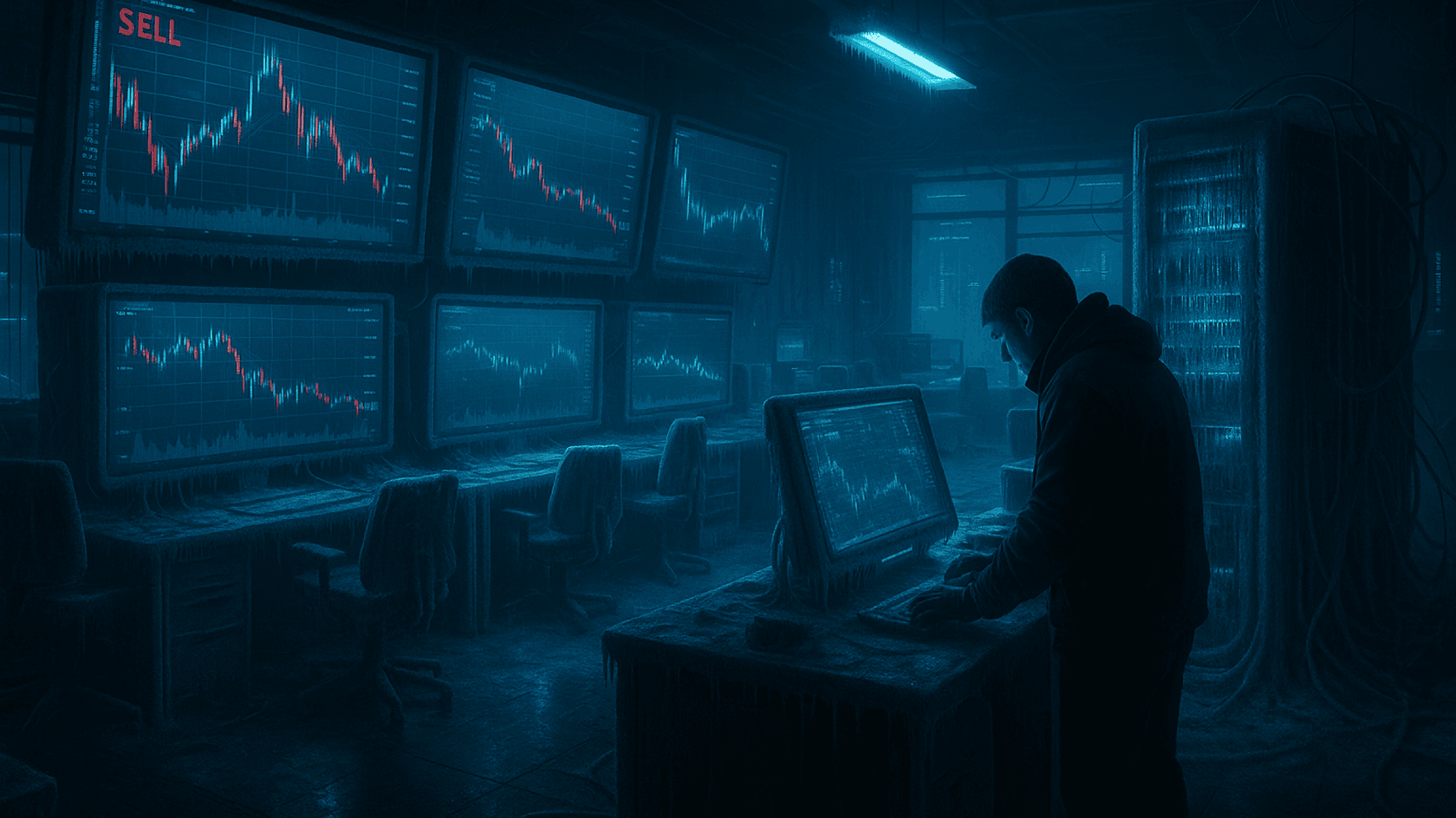 Как действовать инвестору во время криптозимы? // Источник: Midjourney