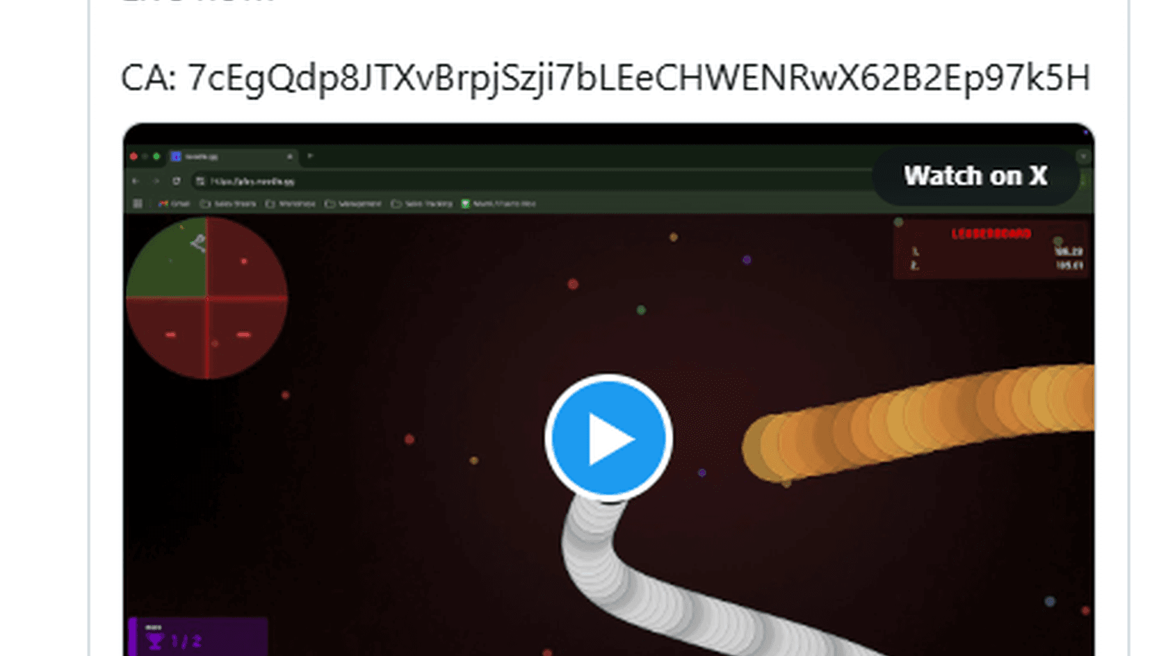 Алекс Лейман запускает Web3-игру в стиле «змейки», где уничтожение соперника приносит реальные средства // Аккаунт Алекса Леймана в Х