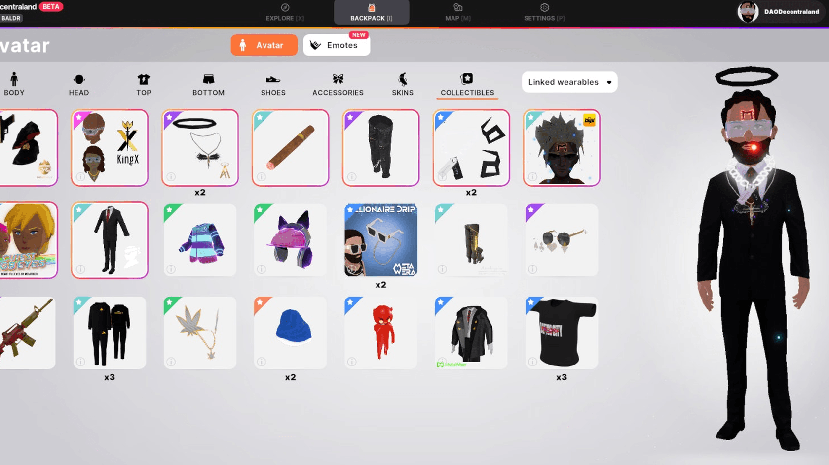 Виртуальный аватор в Decentraland // Источник: coda.io