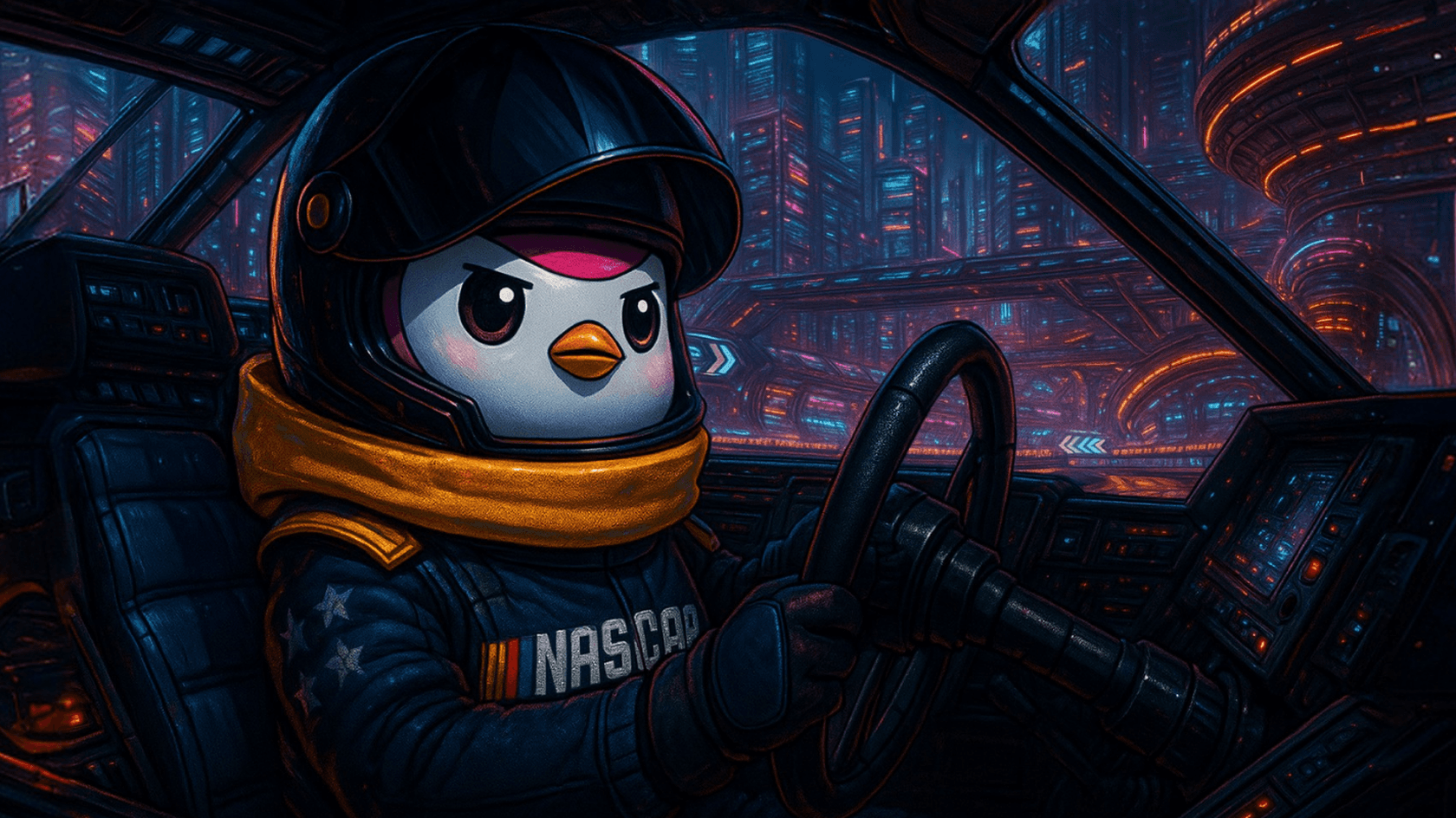 Представители NFT-проекта Pudgy Penguins сообщили о партнерстве с американской гоночной серией NASCAR.