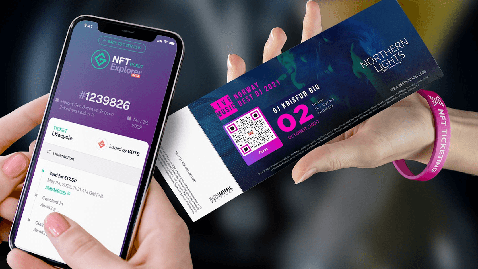 Так может выглядеть NFT-билет
