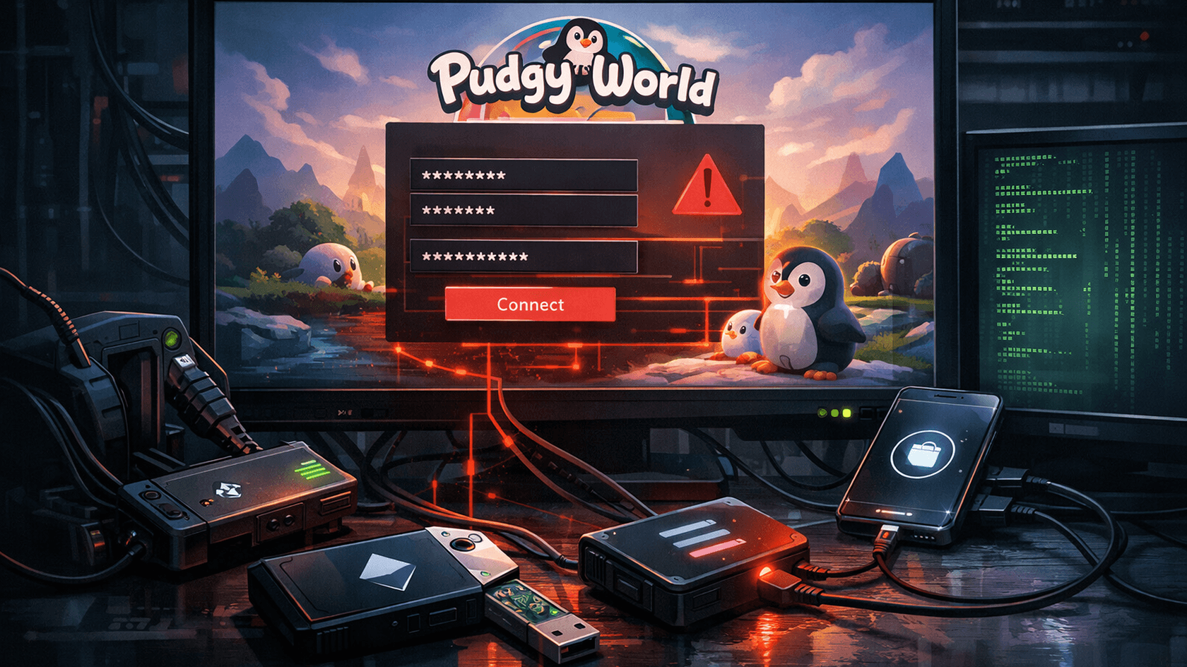 Фейковый сайт Pudgy World ворует данные пользователей