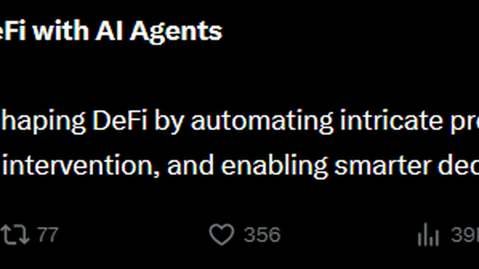 ИИ-агенты как следующий этап развития децентрализованных финансов // Источник: Аккаунт ChainGPT в социальной сети  X