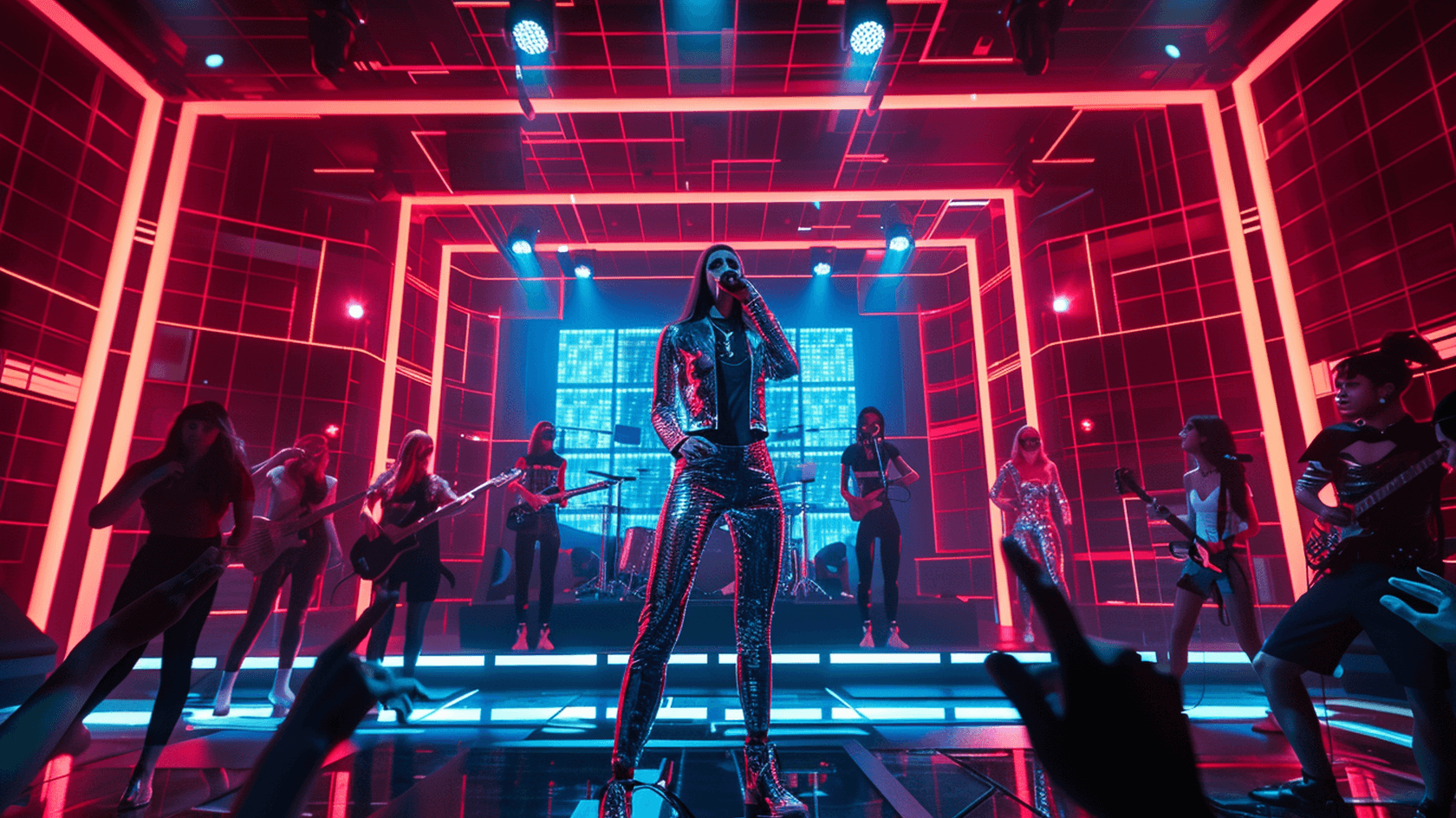 Шоу “The Voice” запустило метавселенную // Иллюстрация: Midjourney