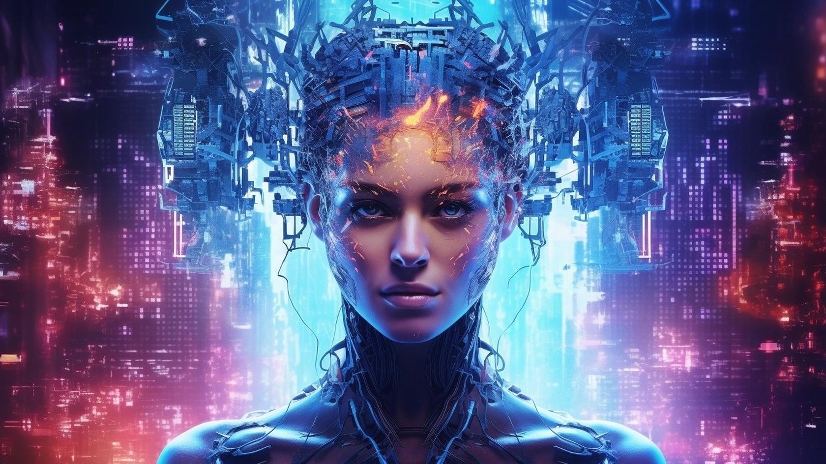 «Лаборатория Касперского» создала нейроморфный чип // Иллюстрация: Midjourney