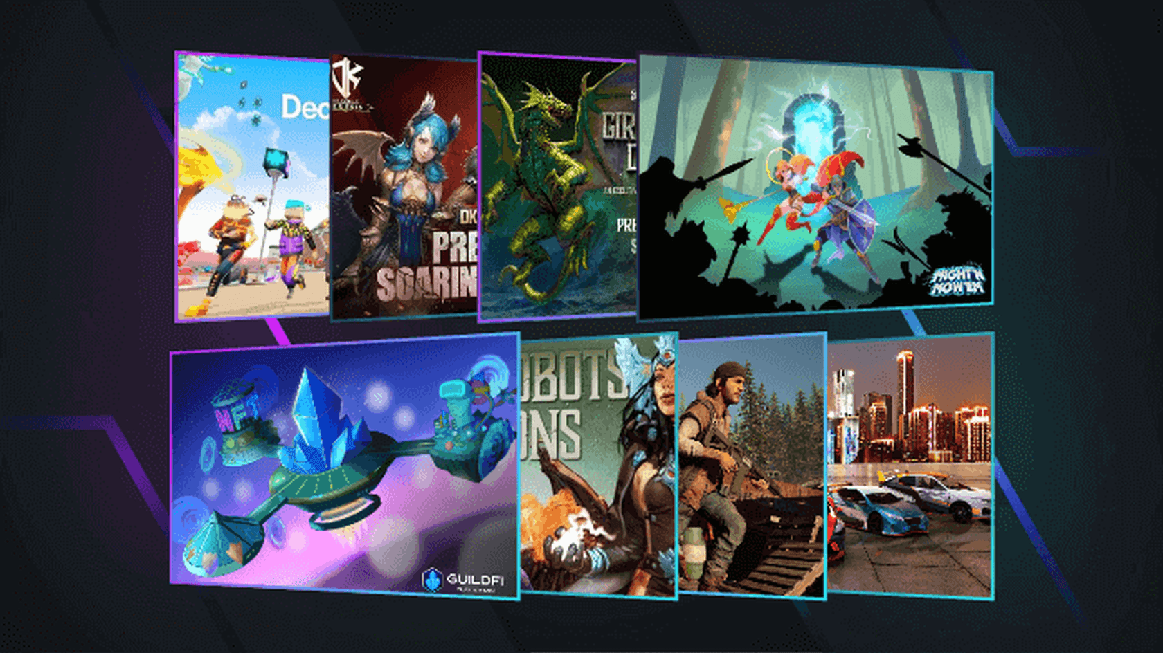 Подборка GameFi-проектов, формирующих рынок Web3-игр // Источник: LeewayHertz