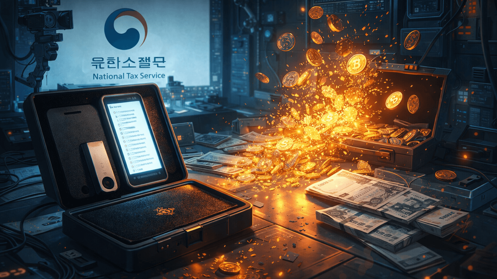 Налоговая служба Южной Кореи случайно слила сид-фразу от изъятого кошелька
