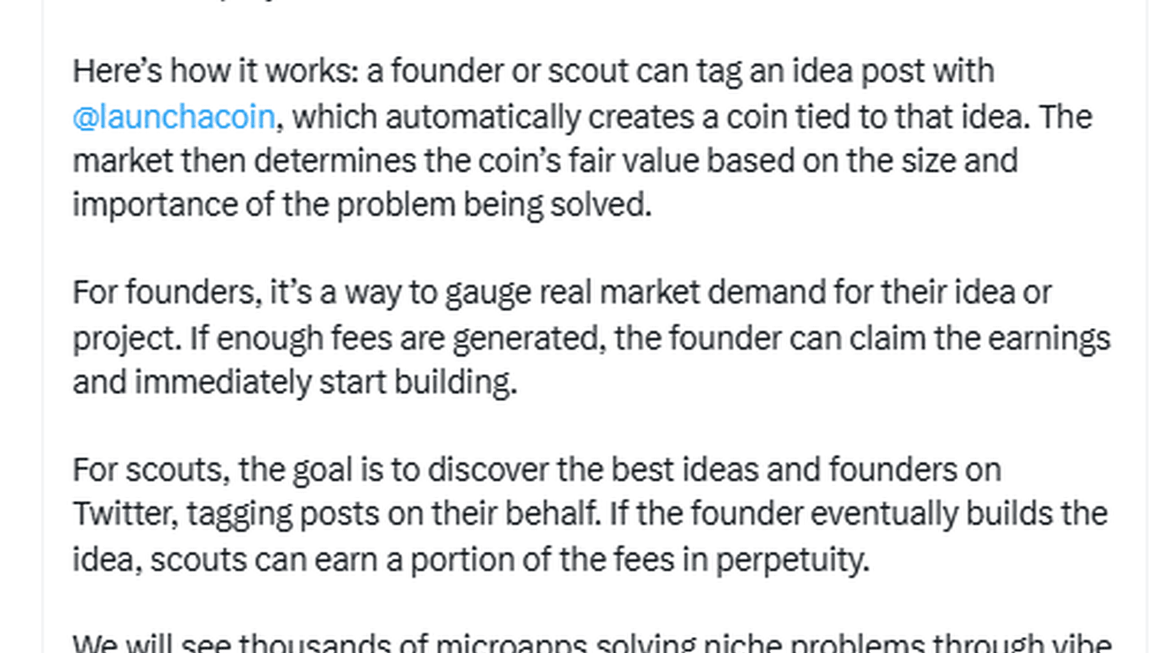 Имран Хан описывает Believe как платформу, где рынок оценивает ценность идеи через токены, а создатели и скауты получают долю комиссий // Источник: Ак