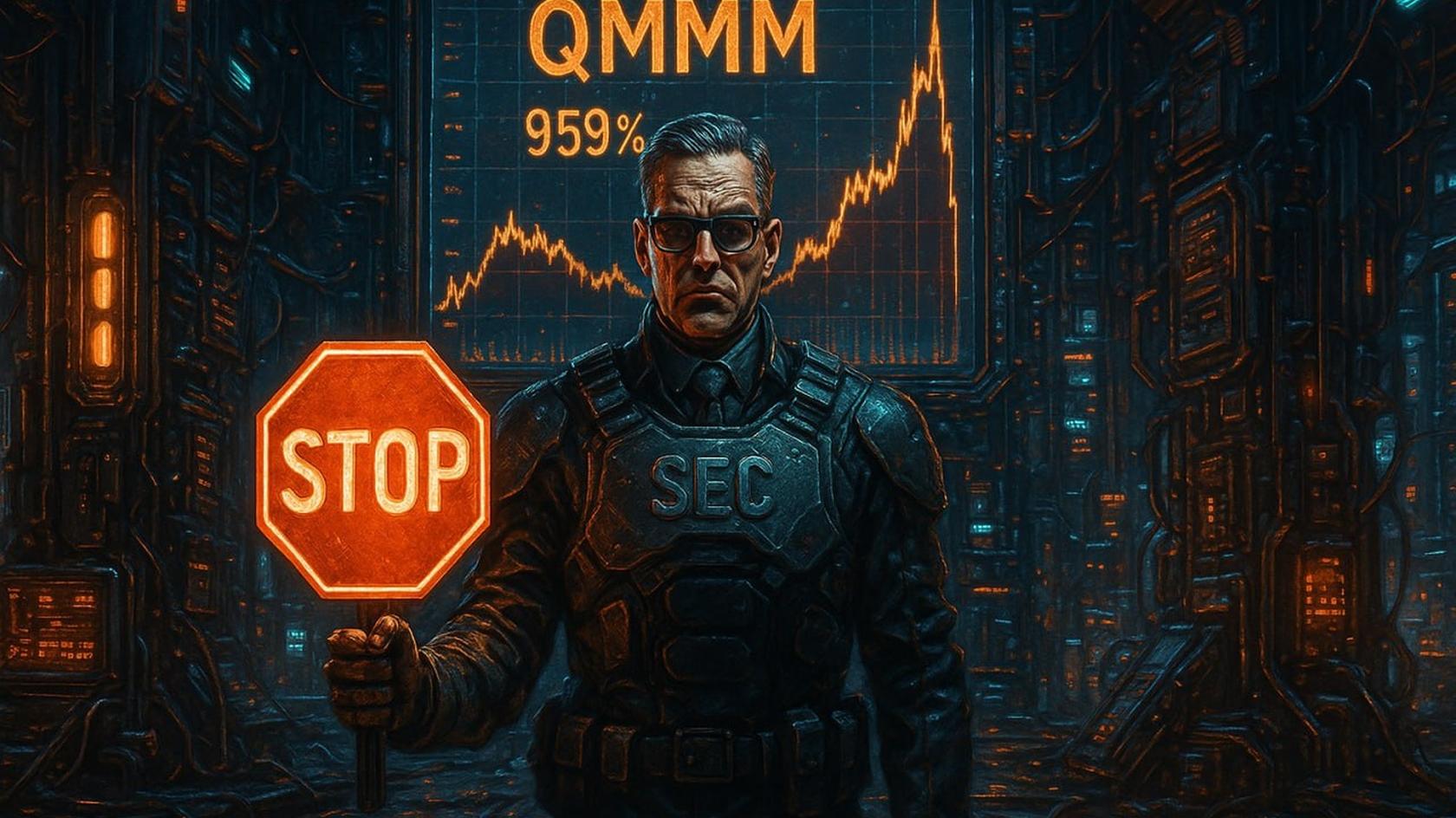 Регулятор США остановил торги акциями QMMM из-за подозрений в манипуляциях после объявления о планах создать криптовалютное казначейство.