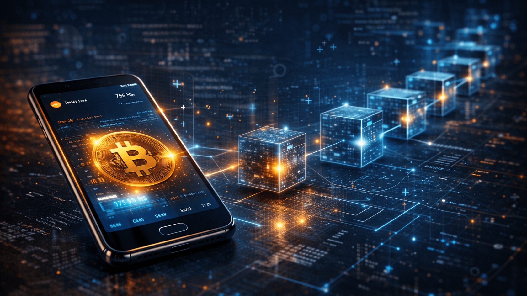 Что необходимо для майнинга на смартфоне? // Иллюстрация: Midjourney