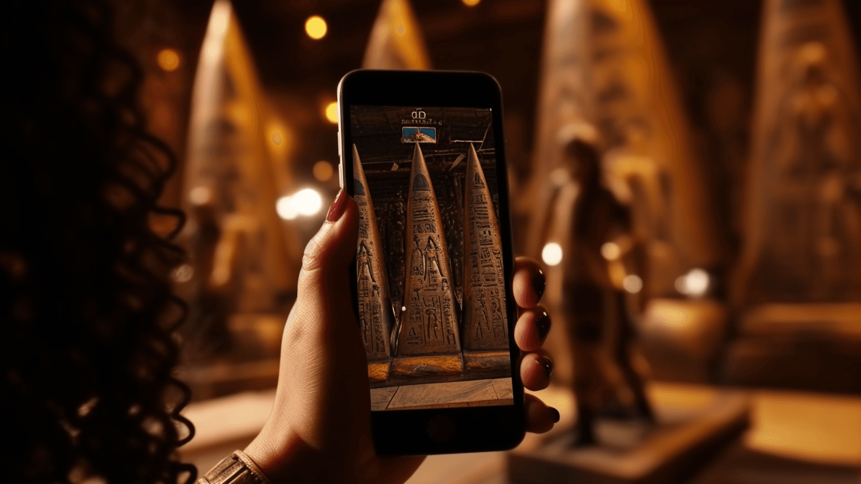 Лувр запустит AR-выставку совместно со Snapchat Snap // Иллюстрация: Midjourney