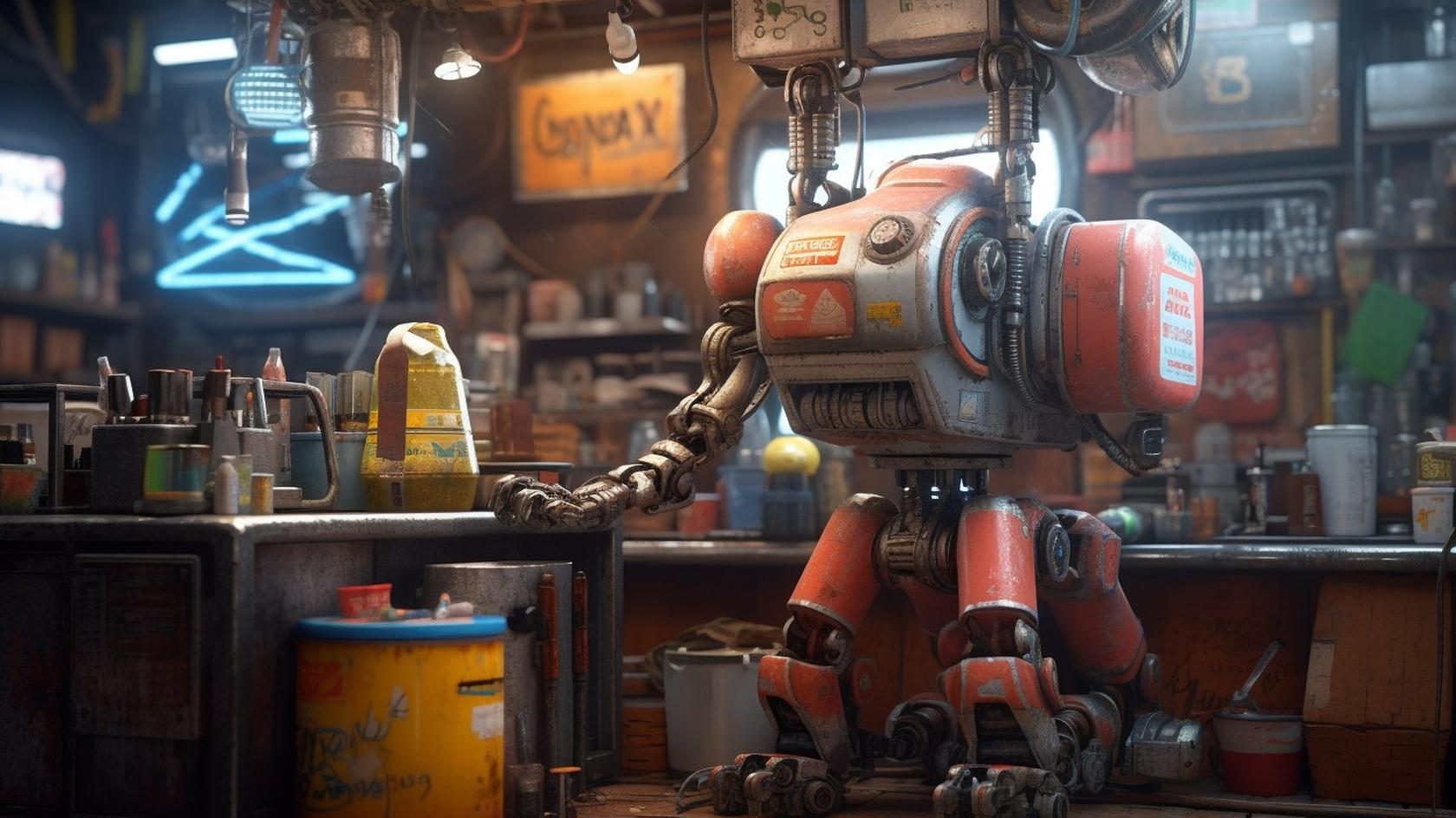 Робот Burnham сможет не только прибраться дома, но и вести разговоры с владельцем