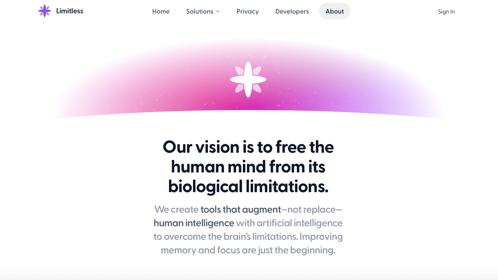 Стартовая страница Rewind.ai // Источник: Rewind.ai