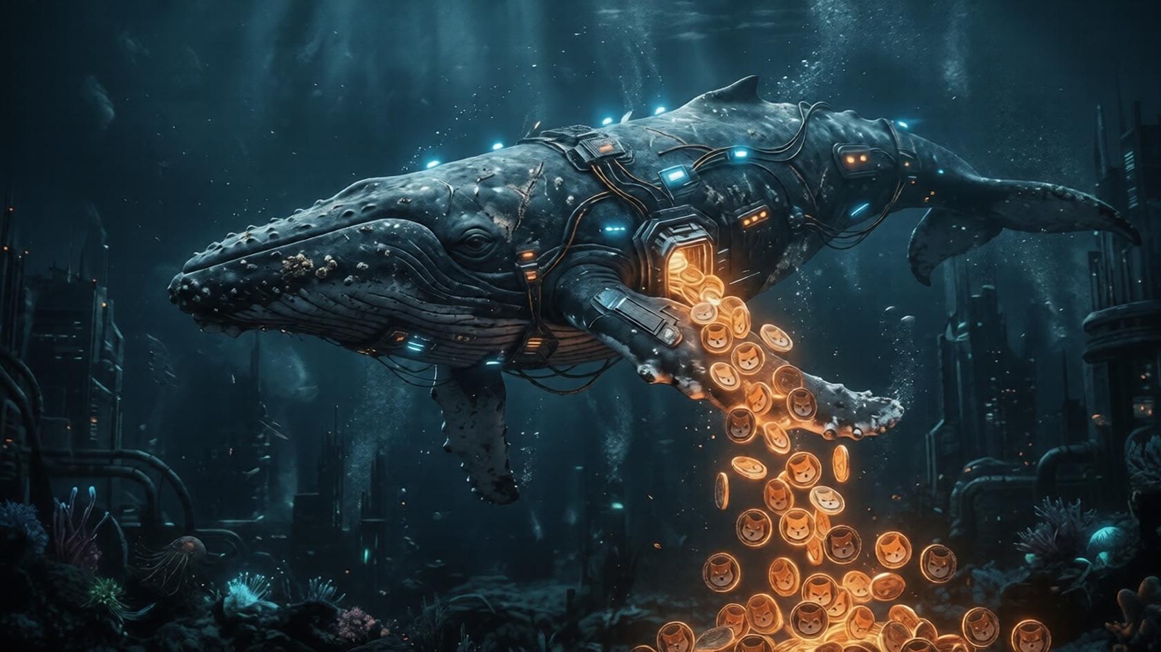 Держатель SHIB после длительного холда перевел токены на биржу OKX, уйдя в минус.