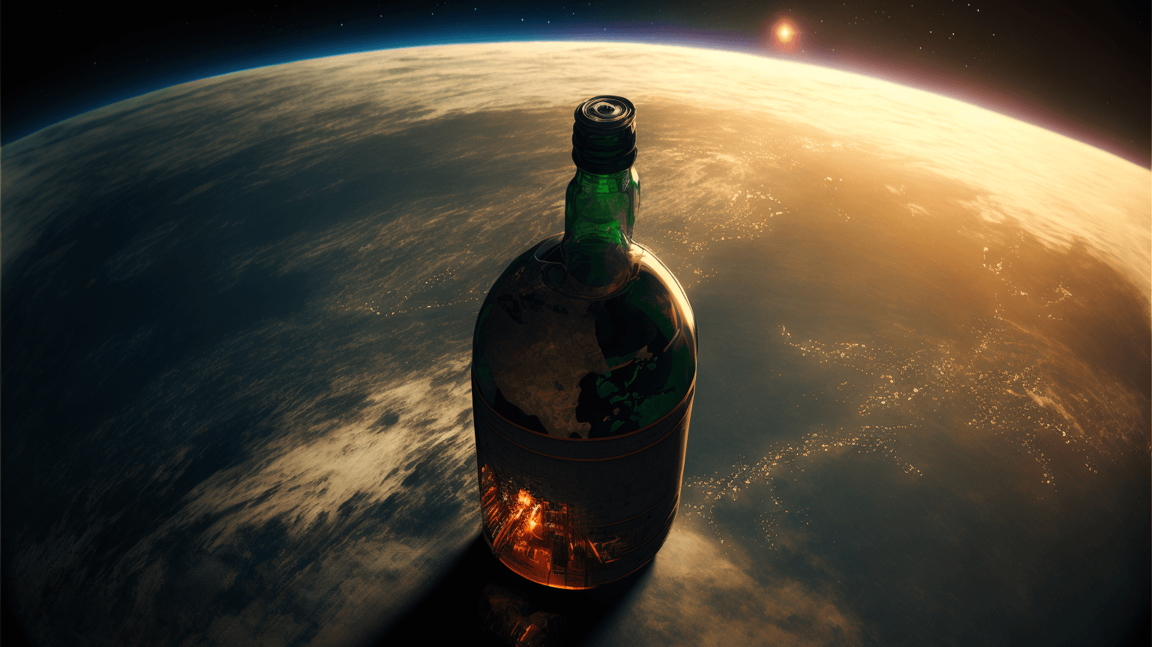Hennessy разработал Web3-бутылку коньяка // Иллюстрация: Midjourney