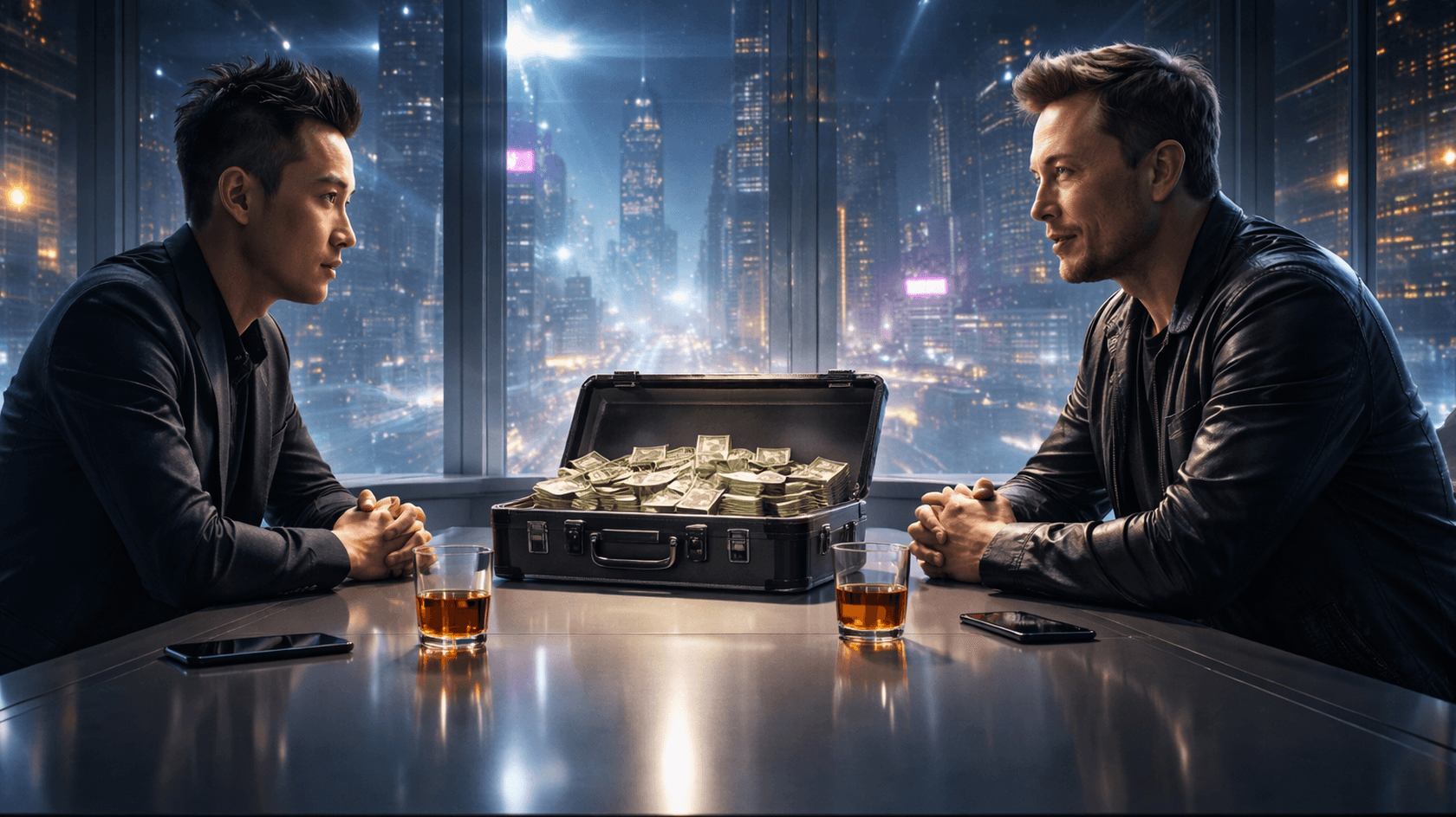 Основатель TRON ворвался в вирусный тред с дилеммой «деньги или встреча с Маском»