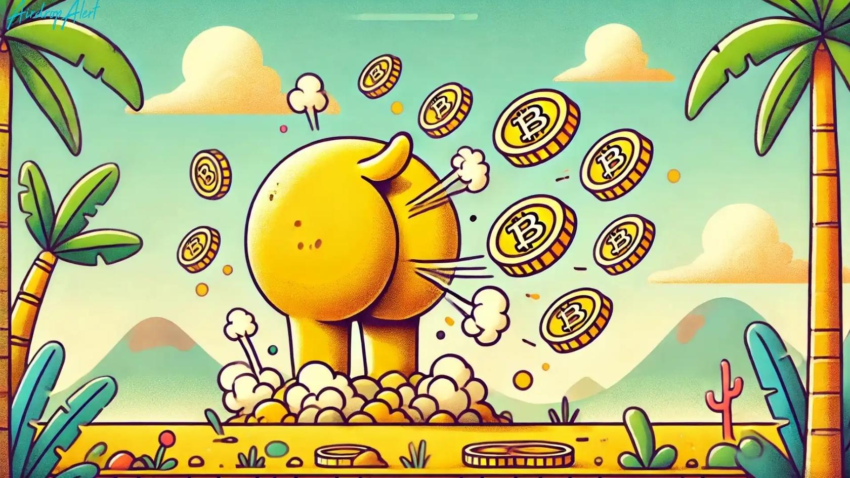 Монета Fartcoin // Источник: AirdropAlert.com