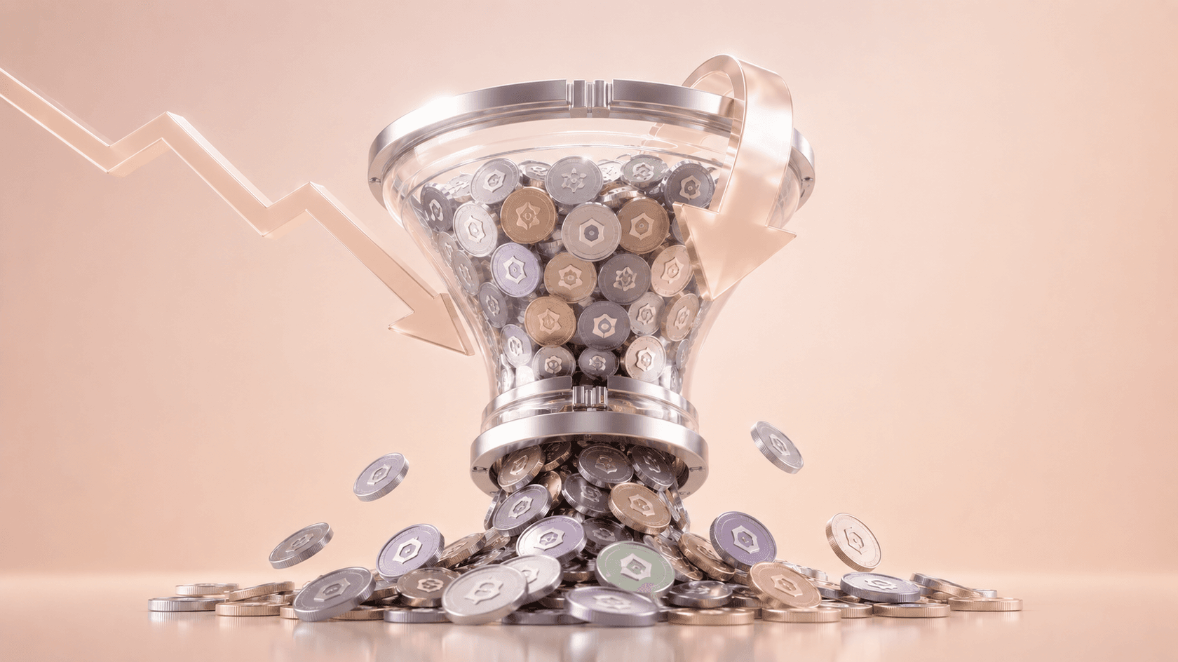 Чистые продажи альткоинов на спотовых биржах не прекращаются 15 месяцев подряд.