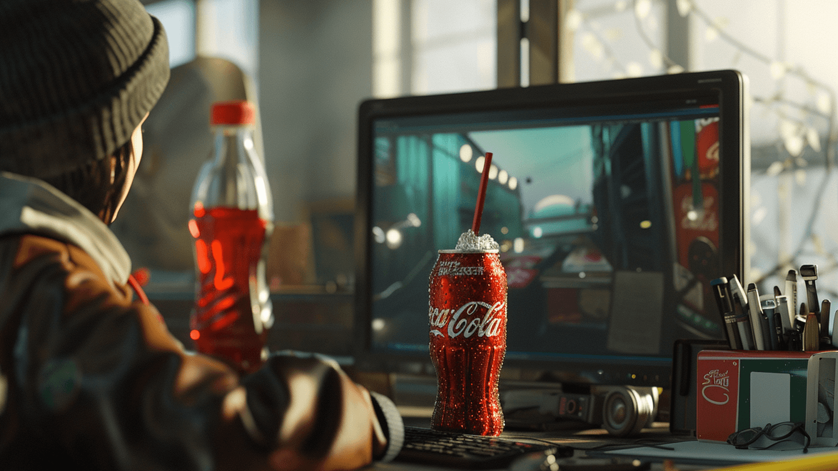 Coca-Cola и Microsoft начнут разрабатывать ИИ-сервисы // Иллюстрация: Midjourney