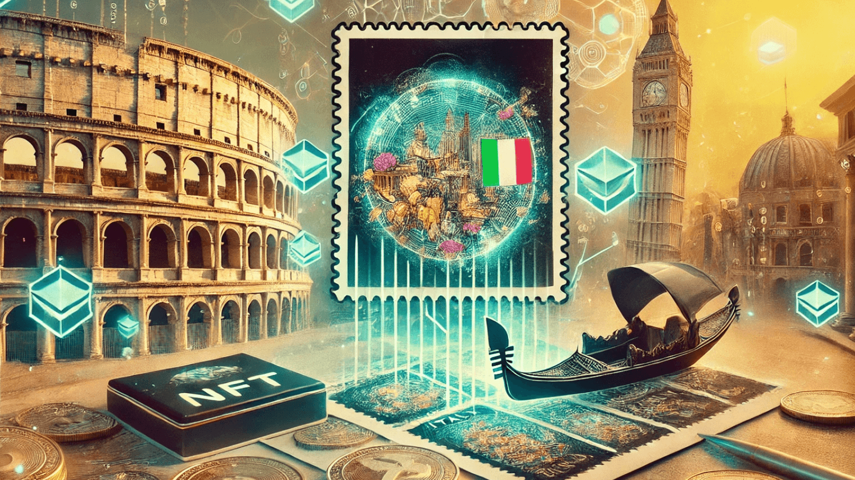 Итальянская почтовая служба Poste Italiane представила инновационную коллекцию почтовых марок, совмещающую традиционные филателистические материалы и современные технологии.