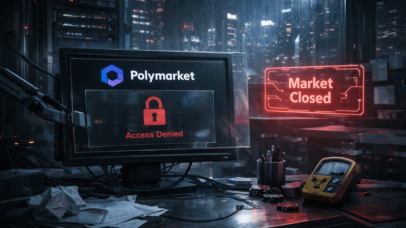 Рынок ставок на ядерный взрыв собрал $650 000 оборота и был удален после критики и подозрительных сделок.